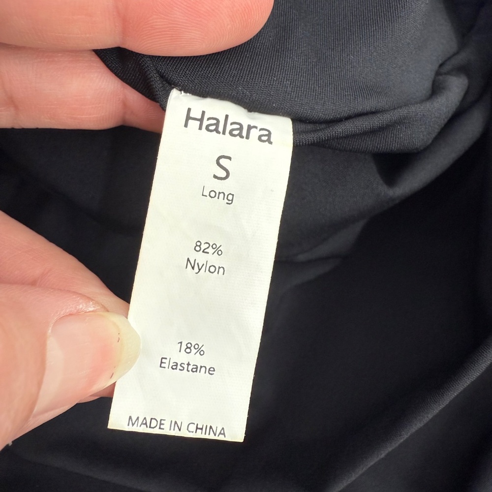 Halara Shorts Women Small Black HighWaist Stretch Performance Active Gym Workout - Picture 4 of 9